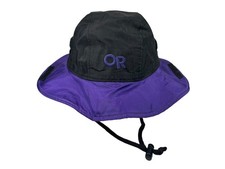 OUTDOOR RESEARCH OR Purple Waterproof GORE-TEX RAIN HAT Wide-Brim Hike Cap Sz M