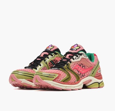 Saucony Jae Tips x Saucony ProGrid Triumph 4 Flowers Pack - Peach S70966-2