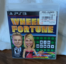 Wheel of Fortune (Sony PlayStation 3, 2014) w/ Manual E NTSC-U/C THQ Untested 