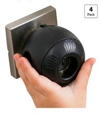 Child Safety Door Knob Cover 4 Pack Hard-To-Remove Dual-Lock Door Handle Cover