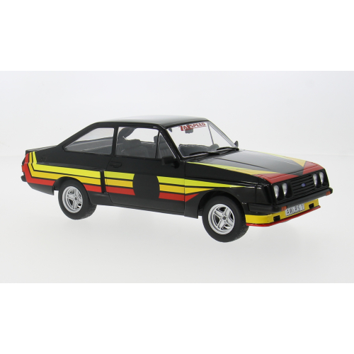 Ford Escort Mk Ii Rs 2000 X-PACK 1977 Balck/Decals 1:18 Modelcargroup Auto Strad-image