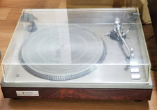 TRIO Kenwood KP-7500 Direct Drive Turntable Record Player Wood Plinth Working