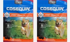 Cosequin DS Max Strength + MSM & Boswellia Joint Health Dogs 120 chew X 2 BAGS