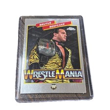 Brutus Beefcake 2026 Topps Chrome WWE #WMR-10 Wrestlemania Insert Trading Card