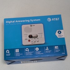 AT T Digital Answering System 1750 With Time and Day Stamp White NEW In Box