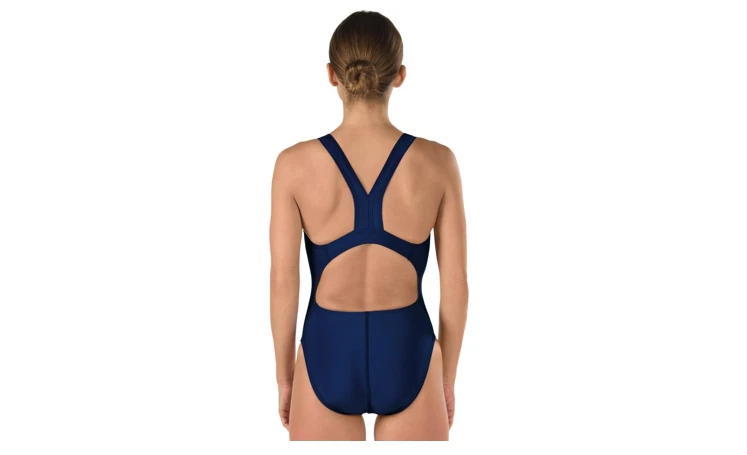 Traje de baño Speedo niñas One Piece Prolt Super Pro gorras de natación juveniles sólidas, 12 EE. UU. Foto 2 de 3