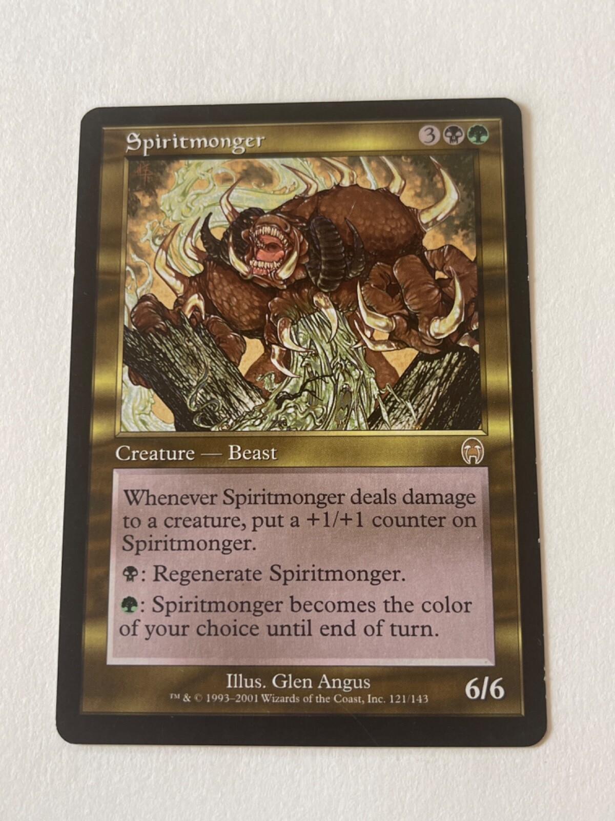 Magic the Gathering MTG Card:  Spiritmonger Apocalypse 121/143! NM