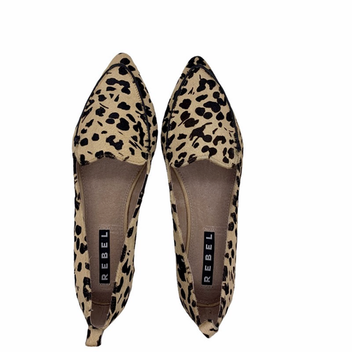 leopard print pointed shoes