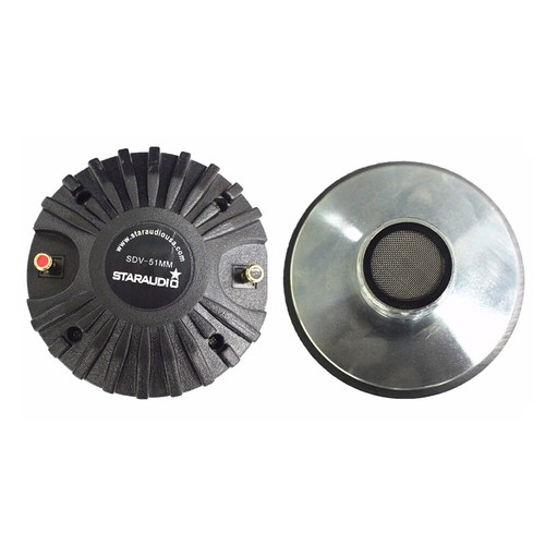 2Pz 2.03" 2600W 51MM Titanio Altoparlante a Compressione Driver Corno Tweeter Avvitabile - Foto 1 di 11