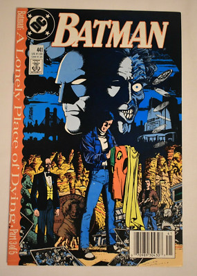DC Batman #441 (11/1989) ''Lonely Place of Dying'' George Perez Cover