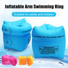 Arm Floaties Inflatable Swim Pool Arm Bands Swimming Rings Armlets Kids Adults