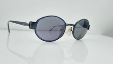 Vintage Vogue VO3229-S Black Metal Oval Sunglasses FRAMES ONLY Italy