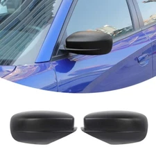 Matte Black Exterior Side Door Mirror Cap Cover Trim Decor for Dodge Charger 10+