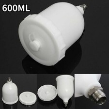 1pcs Hi-q White Rubber Pot 600ml For Devilbiss Gti Tekna Pro Pri Flg Sprayer Cup 1pcs Hi-q White Rubber Pot 600ml For Devilbiss Gti Tekna Pro Pri Flg Sprayer Cup