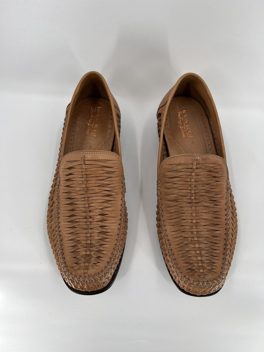 Brass Boot Cayman Slip On Loafers Brass Boot Loafers Brown Leather Moc Round Toe Slip On Shoes  main image 4