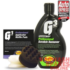 FARECLA G3 PRO SCRATCH REMOVER LIQUID 500ML AND G3 WAFFLE PADS / BODYWORK DETAIL