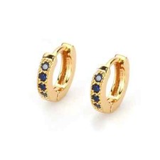 Small Gold Hoop Earrings for Women Girls Earrings Gold Plating Hoops Cubic Zirco