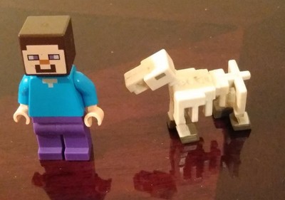lego minecraft skeleton horse