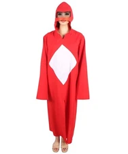 Adult Women's American Superhero Red Robe Costume, Suitable for Halloween,