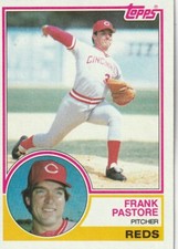 FREE SHIPPING-MINT-1983 Topps Frank Pastore #658 PLUS REDS BONUS CARDS