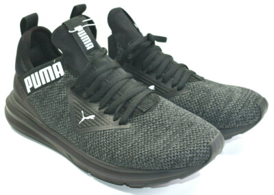 Puma Enzo Beta Knit Mens Black Running Shoes Sneakers Size 9 New Training Gym
