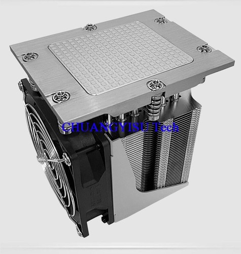 For EPYC 9004 4U CPU Socket SP5 Heatsink Fan with 6 copper tube,(up to 400W) - Picture 4 of 4