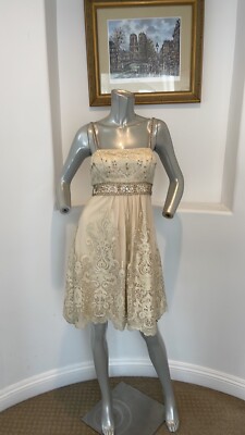 SUE WONG Nocturne  Disney Cinderella Dress Champagne Size  2