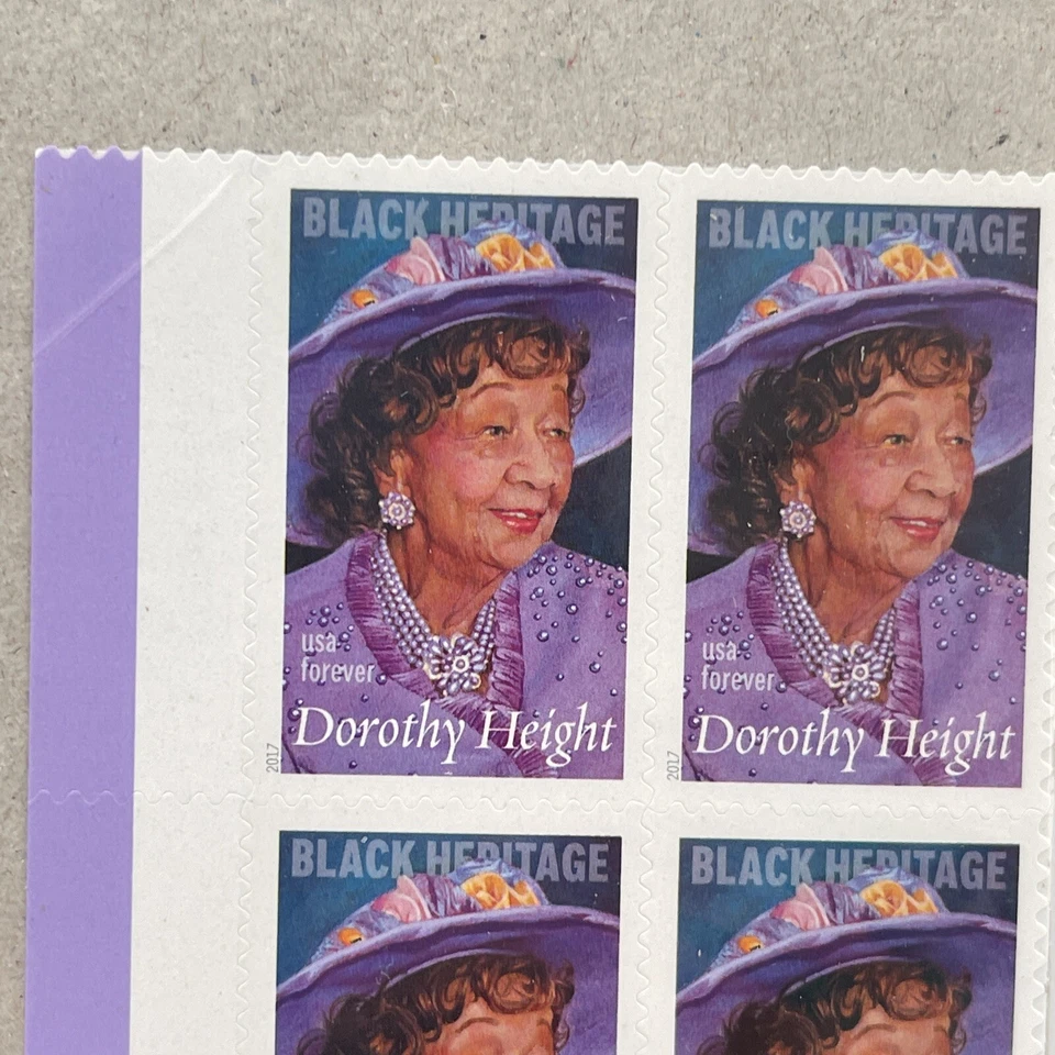 US 5171 Black Heritage Dorothy Height forever block (4 stamps) MNH 2017 - Image 2 of 3