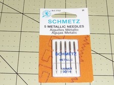 Schmetz METALLIC Needles 130MET: 90/14 - ART 1752 H - 5 PACK