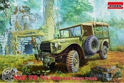 1/35 RODEN RD-806 M-37 US 3/4 ton 4x4 cargo track