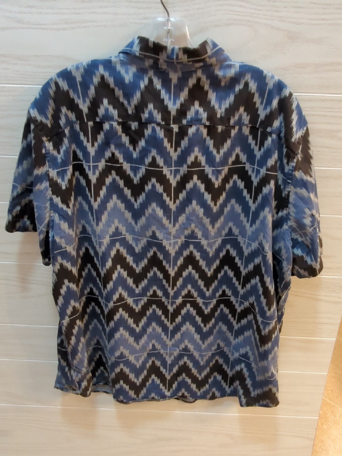 American Eagle men button front short sleeve shir… - image 10