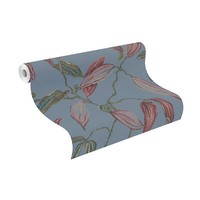 Rasch Tapete Vanity Fair 525748 Blau GrüN Gold Rot Stylisch BläTter Vliestapete