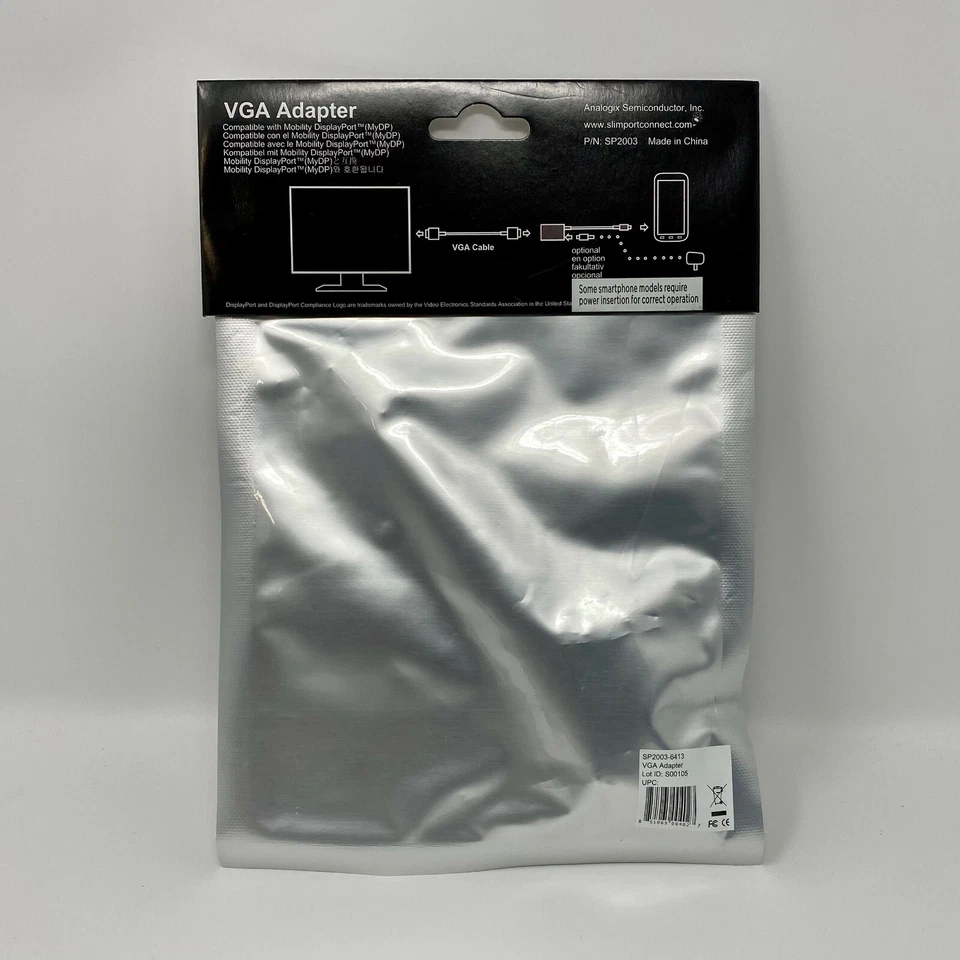 Analogix SlimPort VGA Adapter SP2003-6413 Brand New - Image 2 of 2
