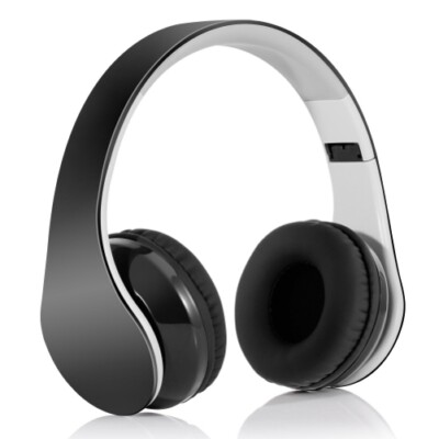 Foldable Wireless Headphones Headset w Mic Hands-free Earphones for CELL PHONES