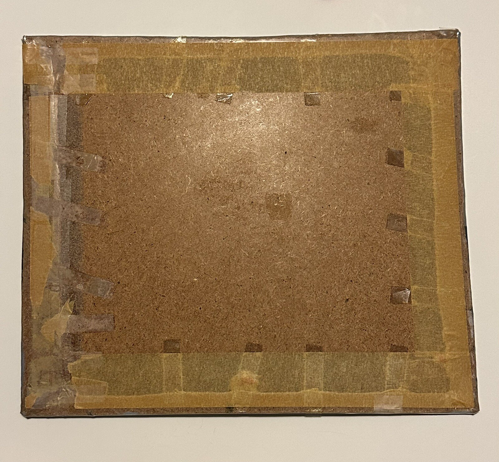 Irish Tweed Fabric Art By M. O"Shaughnessy Landscape Collage Art