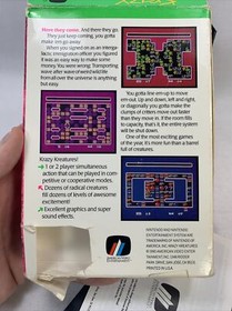 Krazy Kreatures Nintendo NES  Authentic CIB w Box  American Video Entertainment 