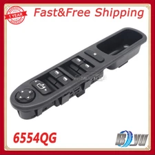 1x Electric Window Control Switch Drivers Side For Peugeot 207 2007-2016 6490.EH