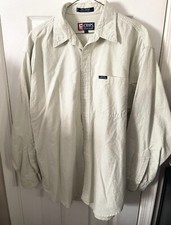Ralph Lauren Chaps Dress Shirt (Men’s Size L) • Yellow • Long Sleeve • EUC