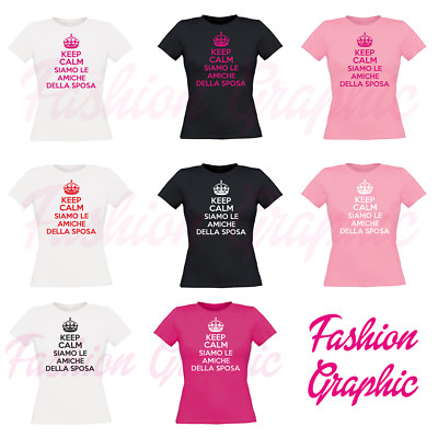 Matrimonio Magliette Keep Calm Sposa T-SHIRT MATRIMONIO KEEP CALM