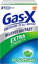 SM Gas-X Extra Strength Gas Relief Softgels with Simethicone 125 mg - 10ct