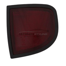 Mitsubishi L200 Pickup 2006-2016 Red Rear Bumper Reflector Drivers Side Right