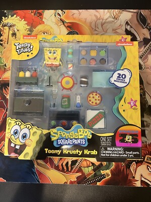 Teeny Tinies SpongeBob Squarpants Teeny Krusty Krab Mini Food Playset Dollhouse