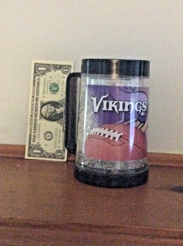 New - Minnesota Vikings fan collectible "Frosty Mug"-original instruction sheet - Picture 2 of 6