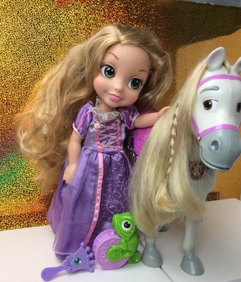 rapunzel toddler doll and horse