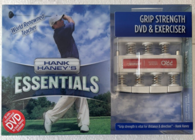 Prohands Grip Master Handtrainer mittlere Spannung (7 Pfund pro Finger) rot mit DVD
