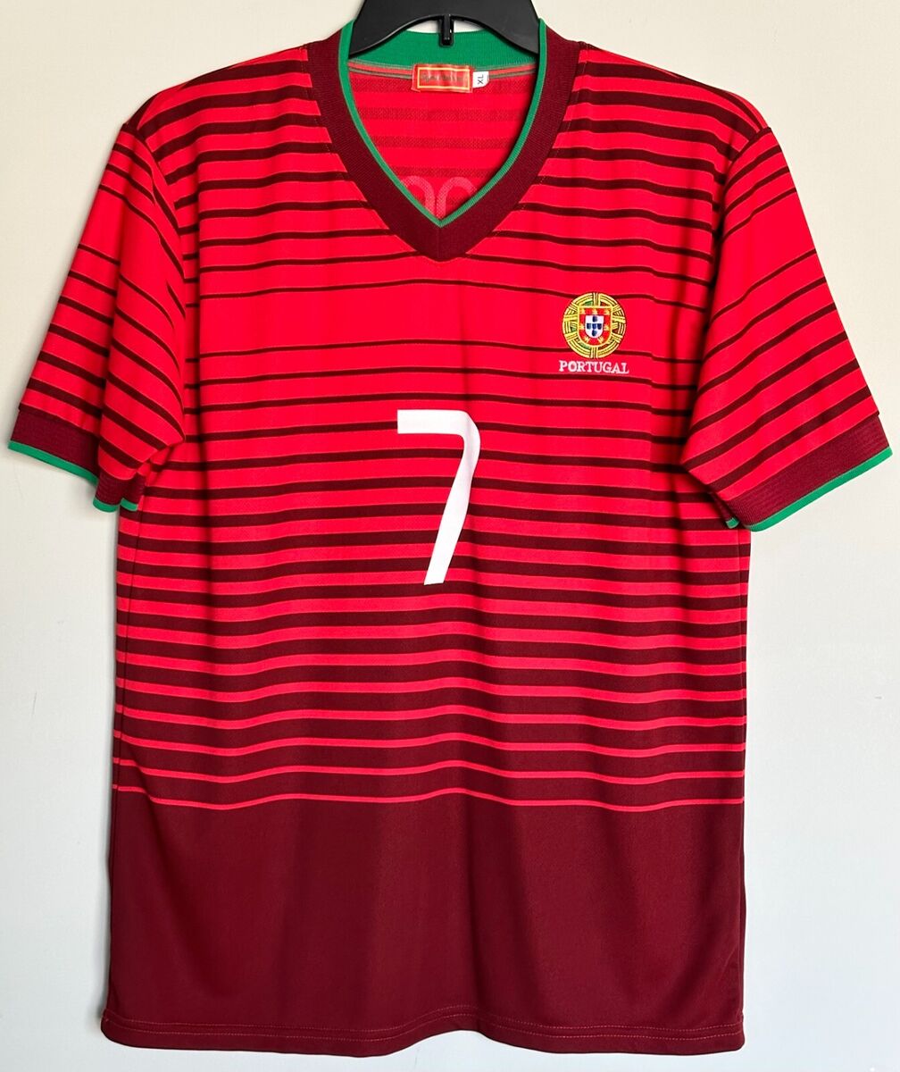 CRISTIANO RONALDO #7 PORTUGAL SOCCER JERSEY Men's Size XL CRISTIANO RONALDO #7 PORTUGAL SOCCER JERSEY Men's Size XL