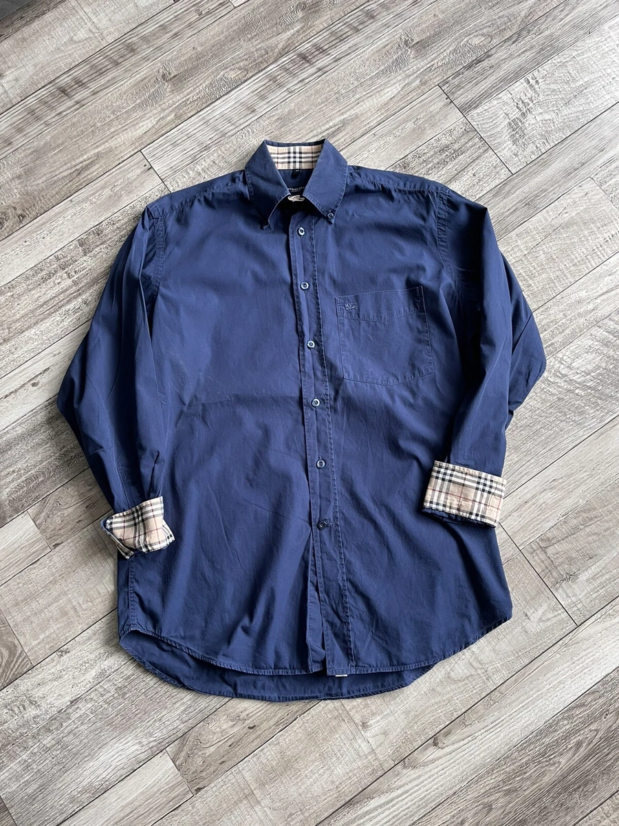 Burberry Shirt Blue Size 40 eBay