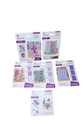 Crafters Companion Gemini Create a Card Die Lot Lace Crucifix Floral 92549