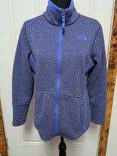 The North Face Banderitas Purple Fleece Sweater Zip Up Jacket Youth Girls XL 