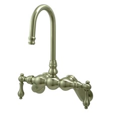 Kingston Brass CC81T Vintage Wall Mounted Clawfoot Tub Filler - Nickel